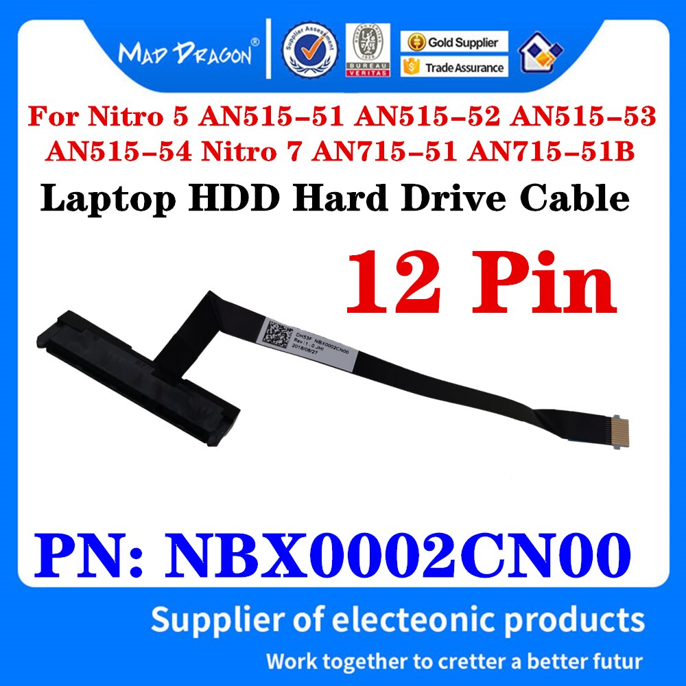NBX0002CN00 DH53F Acer Nitro 5 AN515-51 52 53 AN515-5..